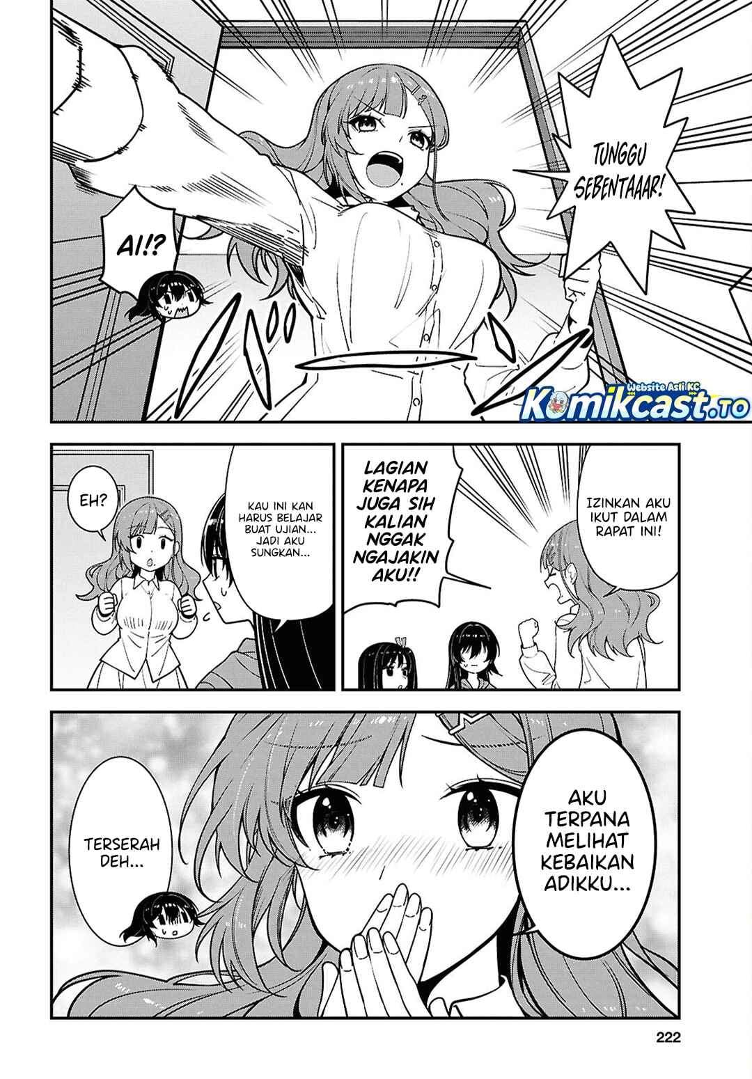 Tonari no Seki no Yankee Shimizu-san ga Kami o Kuroku Sometekita Chapter 20