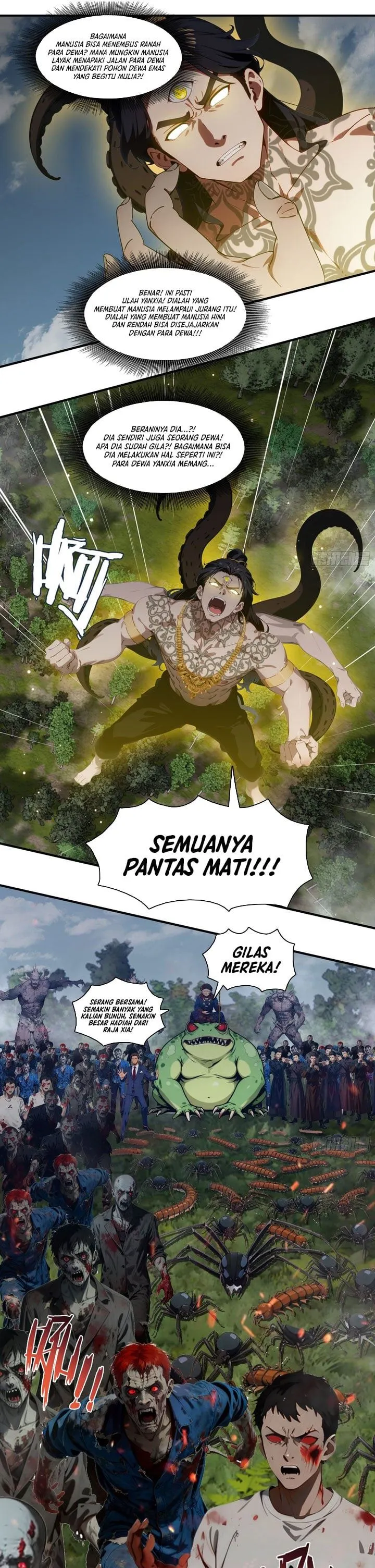 The Evil God Descends, I Own Great Hell Chapter 112
