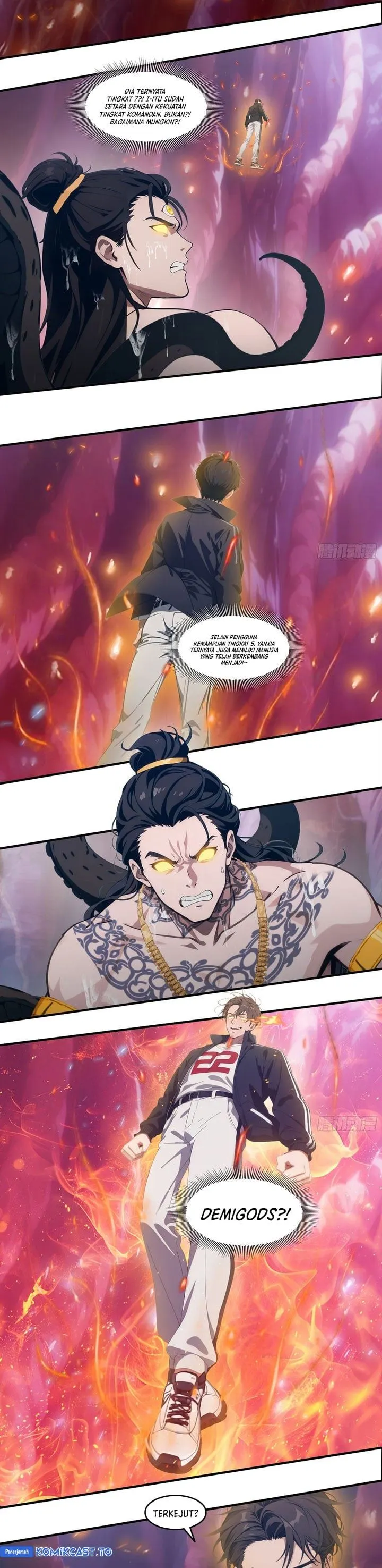 The Evil God Descends, I Own Great Hell Chapter 113