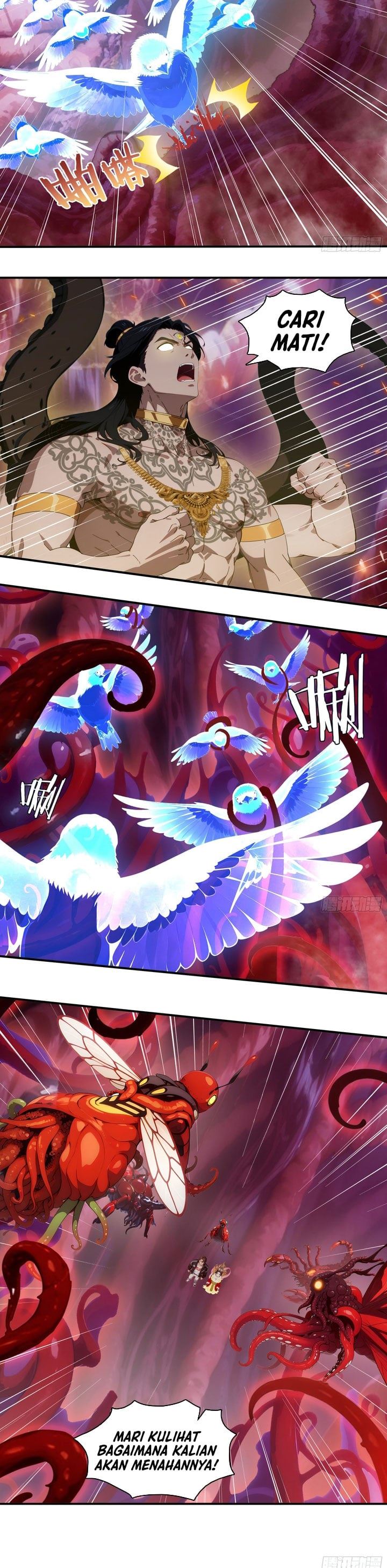 The Evil God Descends, I Own Great Hell Chapter 114