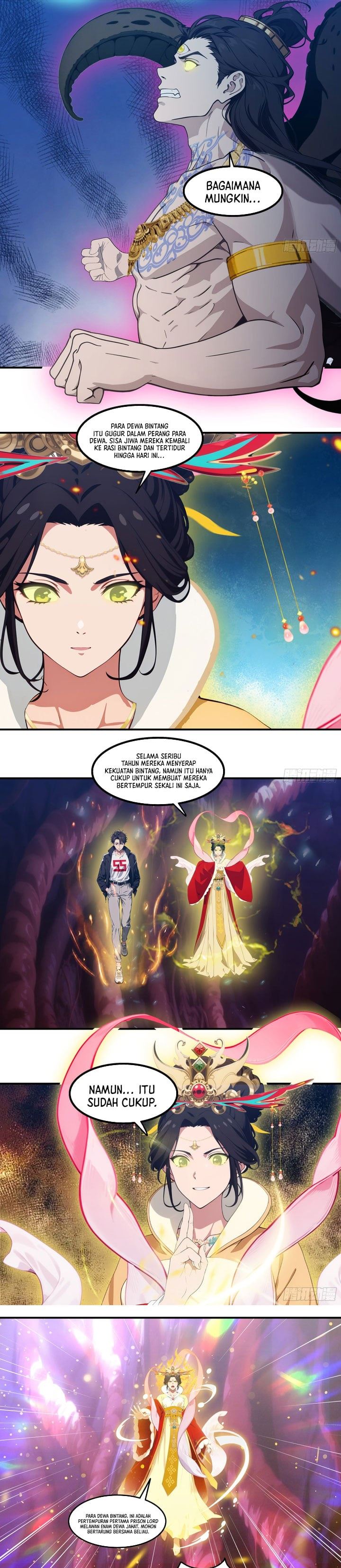 The Evil God Descends, I Own Great Hell Chapter 115