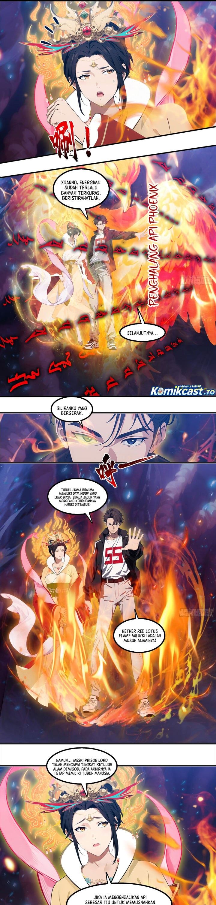 The Evil God Descends, I Own Great Hell Chapter 116