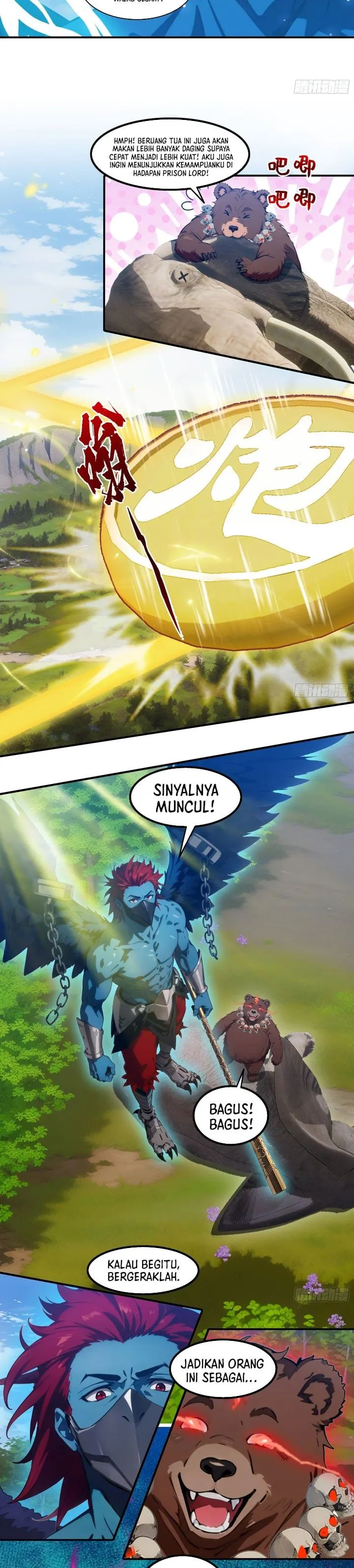 The Evil God Descends, I Own Great Hell Chapter 117