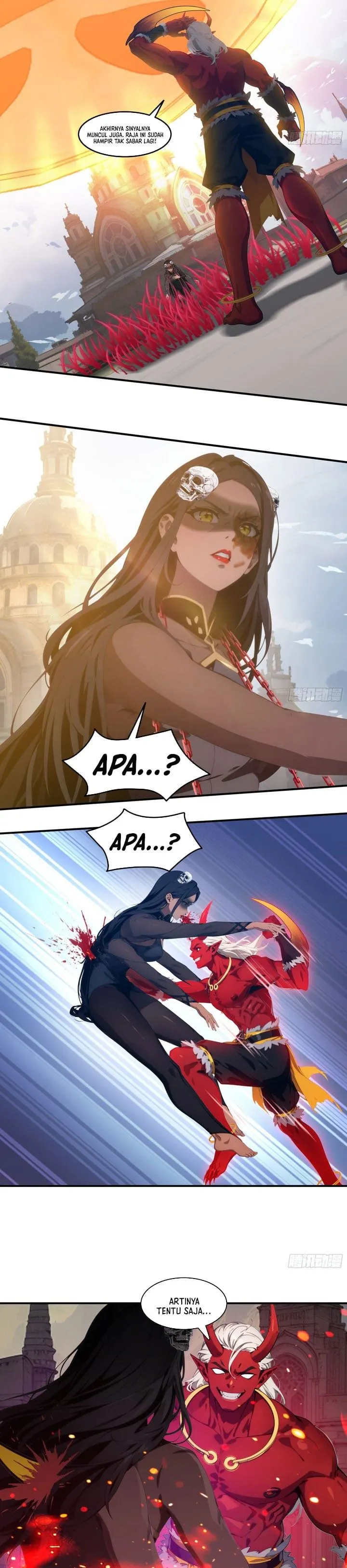 The Evil God Descends, I Own Great Hell Chapter 117