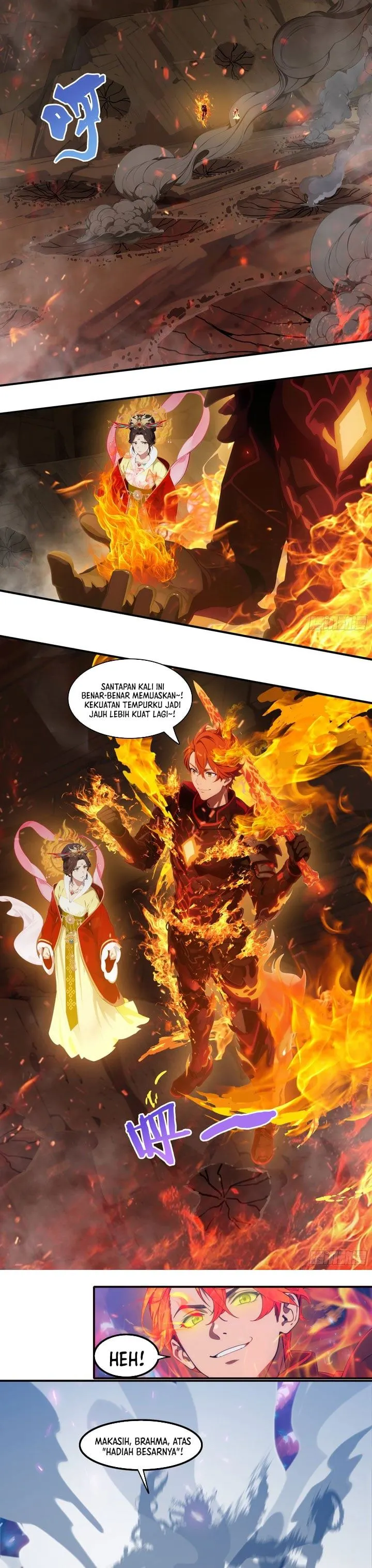 The Evil God Descends, I Own Great Hell Chapter 119