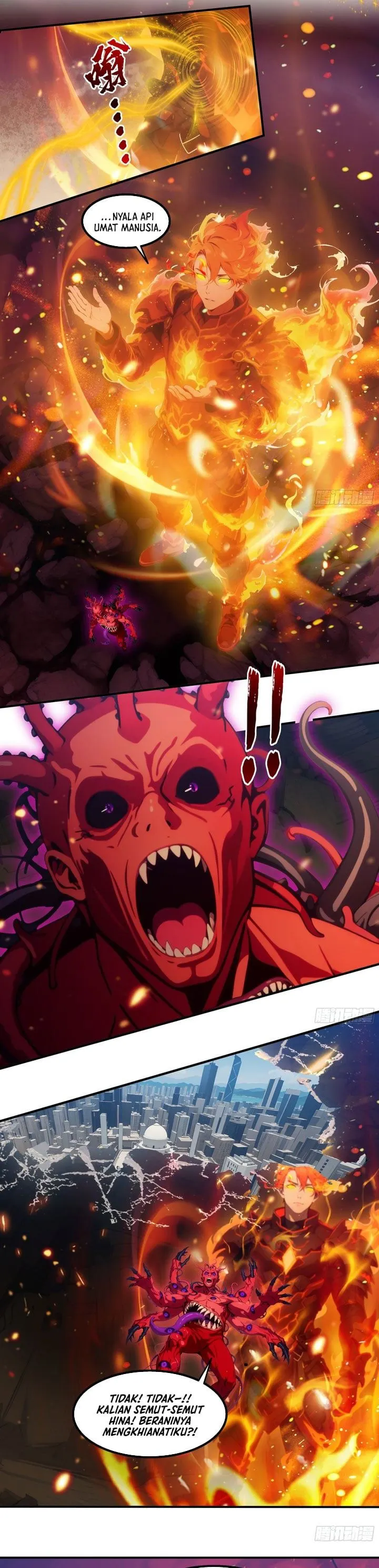 The Evil God Descends, I Own Great Hell Chapter 121