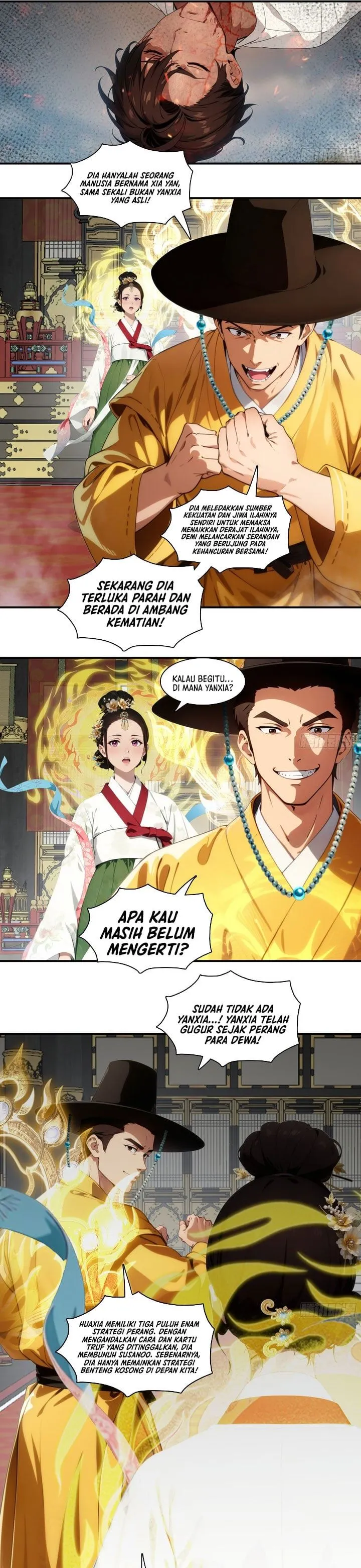 The Evil God Descends, I Own Great Hell Chapter 122