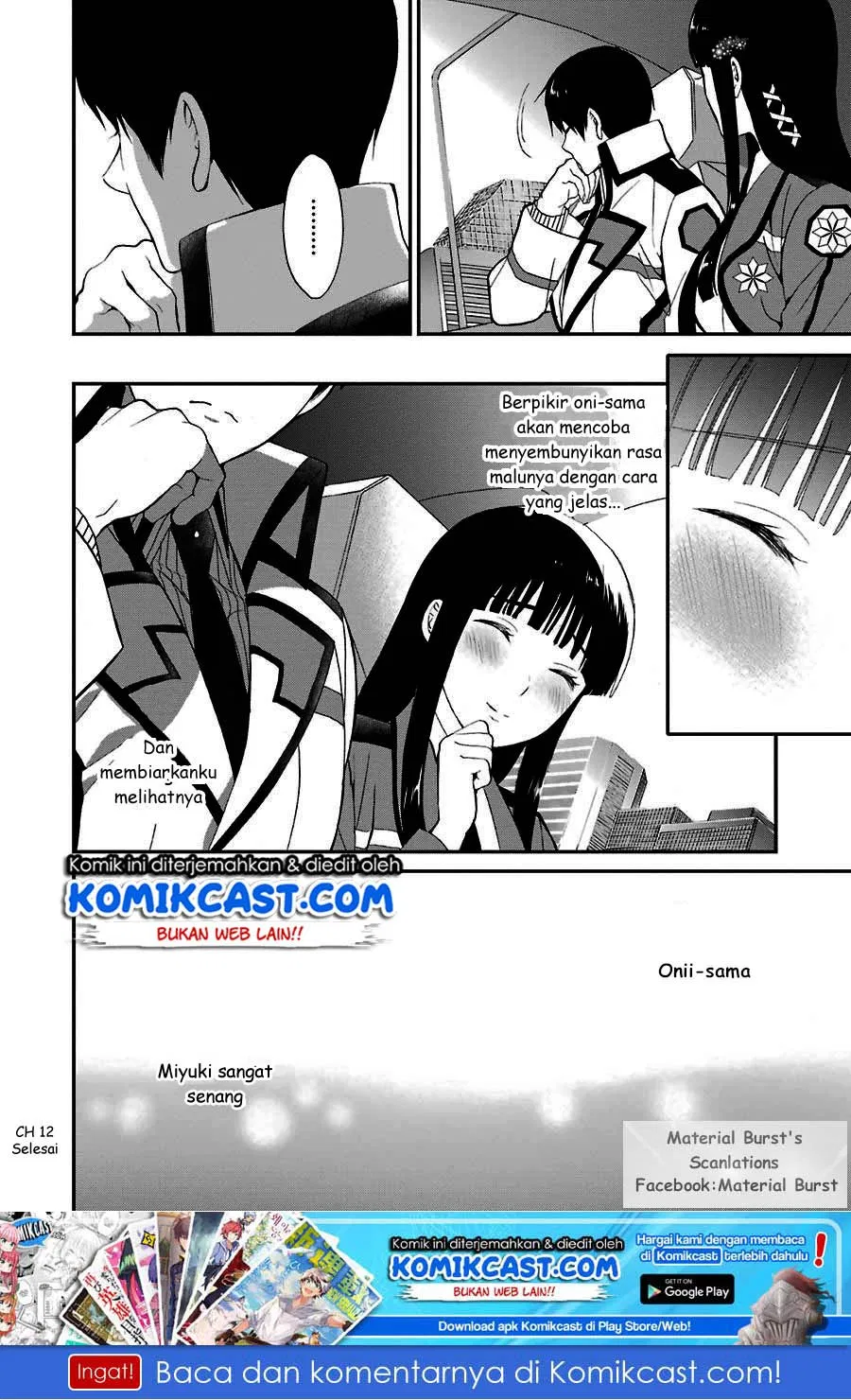 Mahouka Koukou no Rettousei – Raihousha-hen Chapter 12