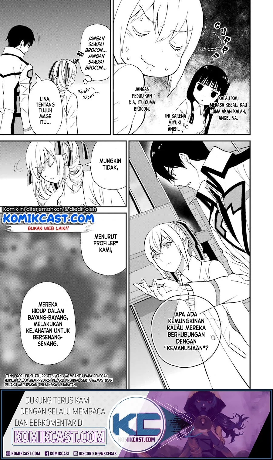 Mahouka Koukou no Rettousei – Raihousha-hen Chapter 17