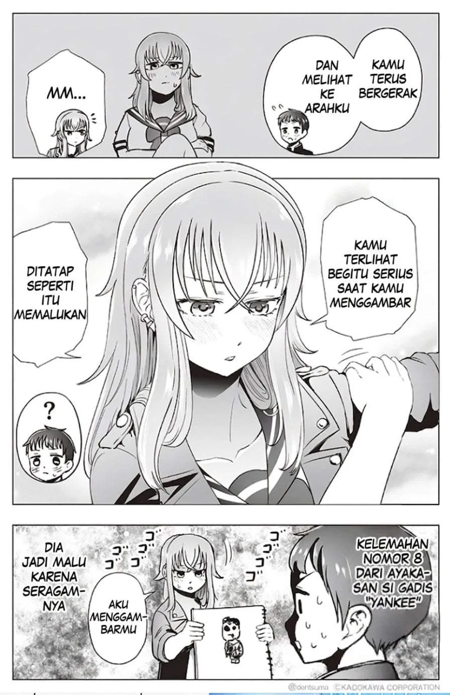 Tonari no Seki no Yankee JK no Jakuten Chapter 8