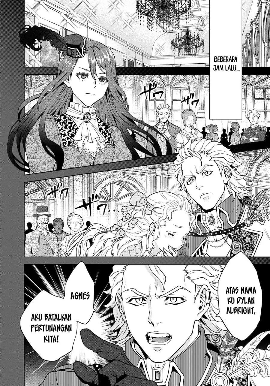Shounin Reijou Agnes Henkyou ni Tsuihou Sareta Akuyaku Reijou wa Shousai o Hakki Shi Nariagaru Chapter 1