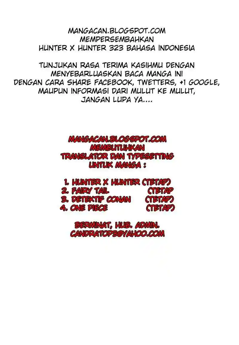 Hunter x Hunter Chapter 323