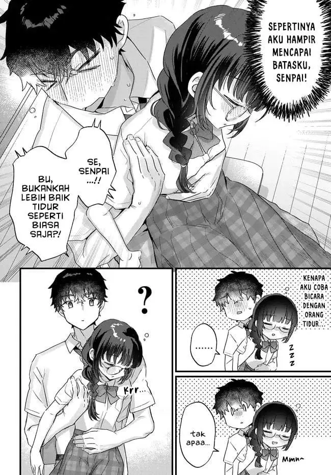Chiisakute Kawaii Bungeibu no Chiteki na Senpai o, Hiza no Ue ni Nosetara Mainichi Suwattekuru you ni natta Chapter 4.1