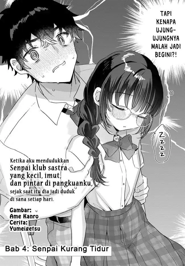 Chiisakute Kawaii Bungeibu no Chiteki na Senpai o, Hiza no Ue ni Nosetara Mainichi Suwattekuru you ni natta Chapter 4.1