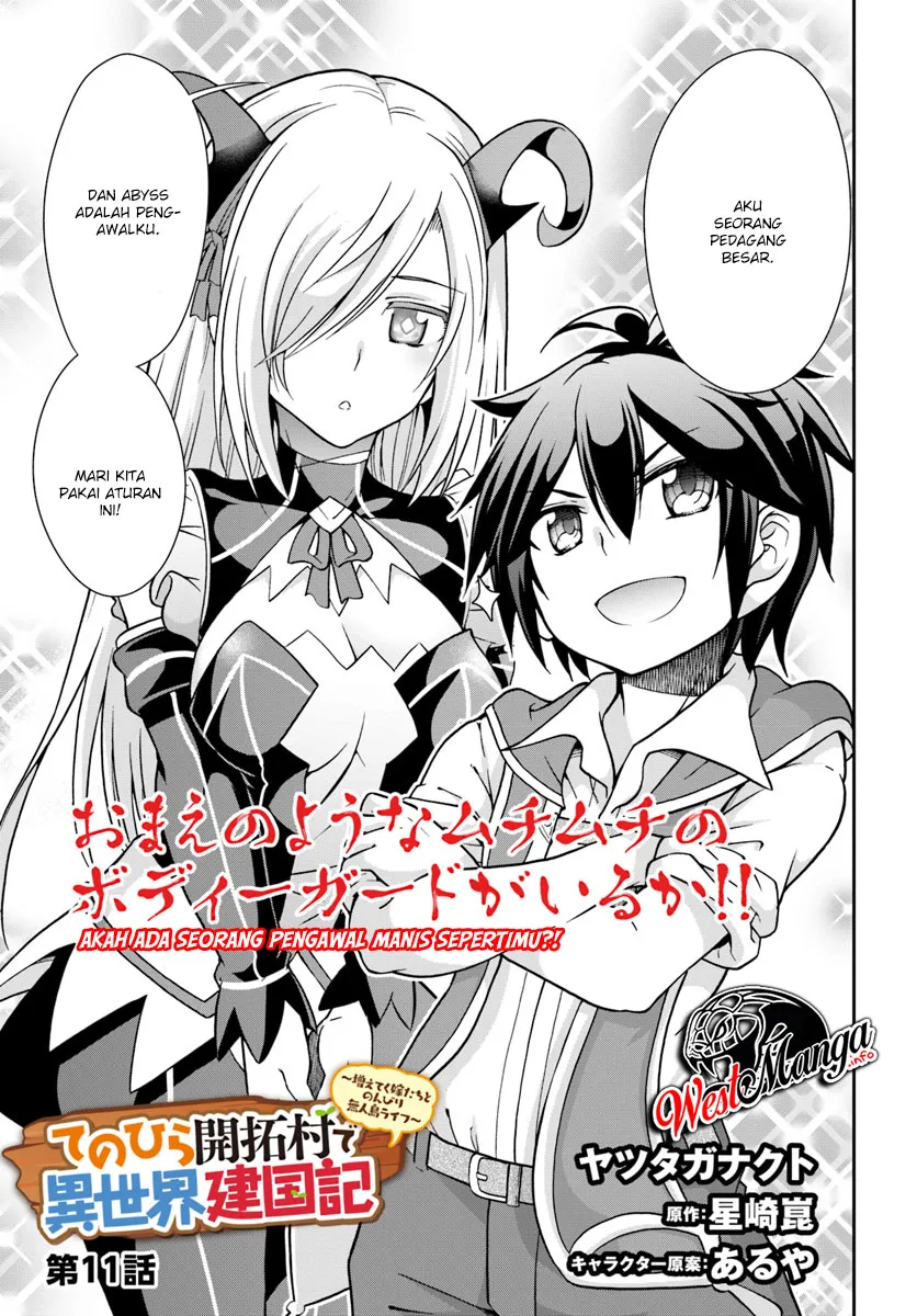 Tenohira Kaitakumura de Isekai Kenkouki ~Fueteku Yome-tachi to Nonbiri Mujintou Raifu~ Chapter 11