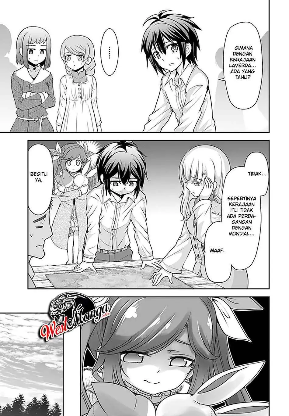 Tenohira Kaitakumura de Isekai Kenkouki ~Fueteku Yome-tachi to Nonbiri Mujintou Raifu~ Chapter 24