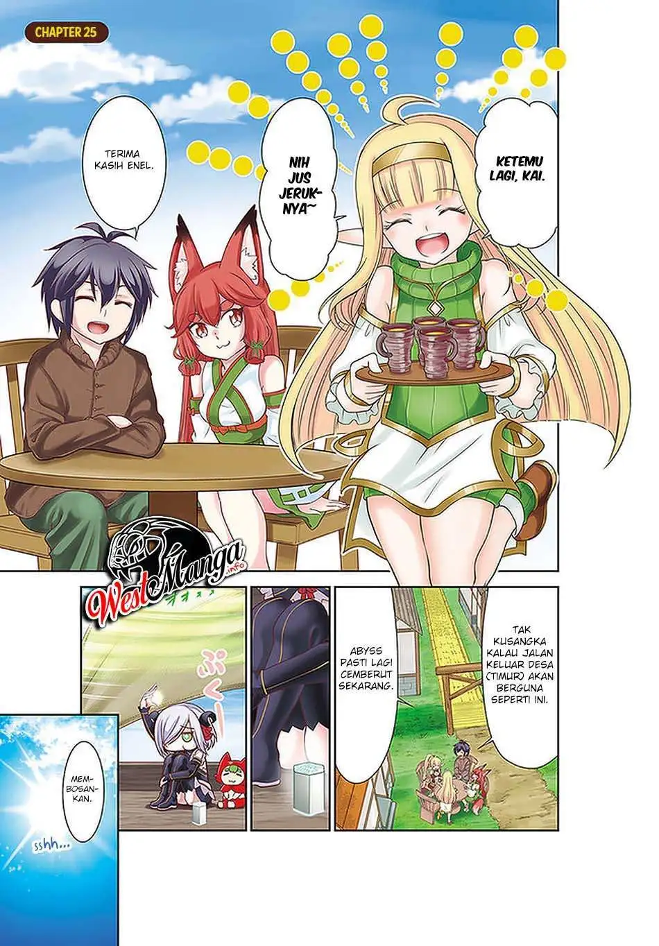 Tenohira Kaitakumura de Isekai Kenkouki ~Fueteku Yome-tachi to Nonbiri Mujintou Raifu~ Chapter 25