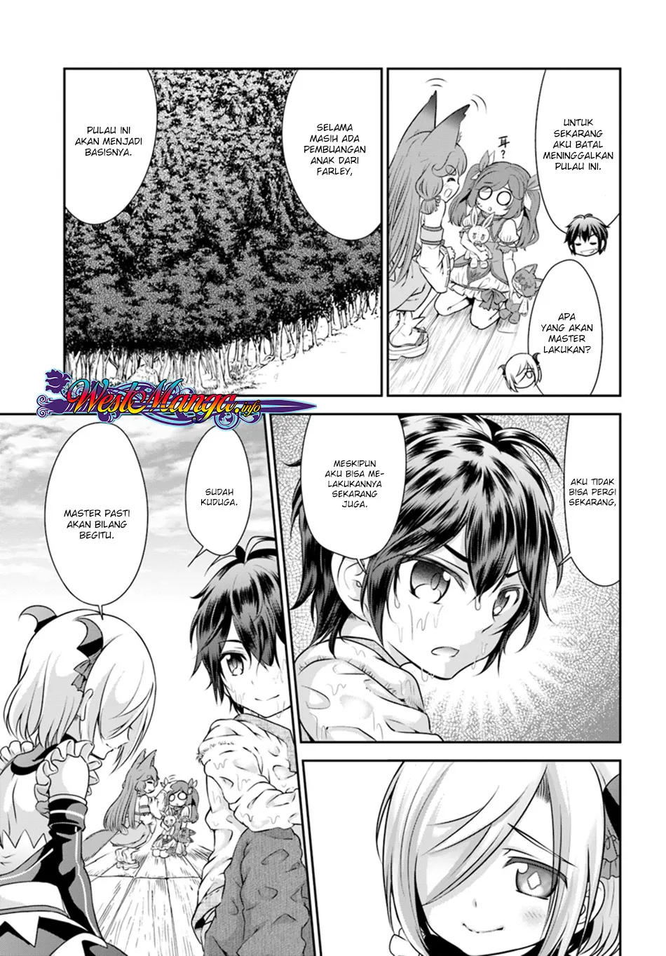 Tenohira Kaitakumura de Isekai Kenkouki ~Fueteku Yome-tachi to Nonbiri Mujintou Raifu~ Chapter 9