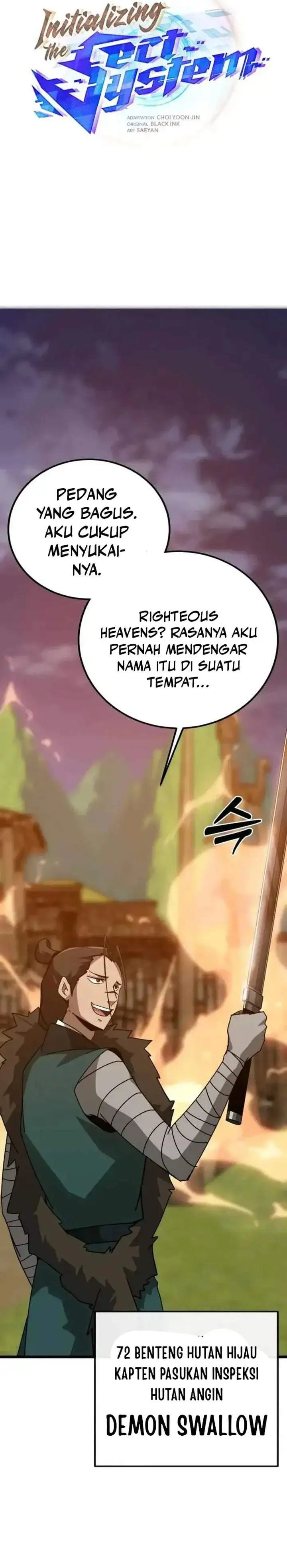 Initializing the Sect System Chapter 38