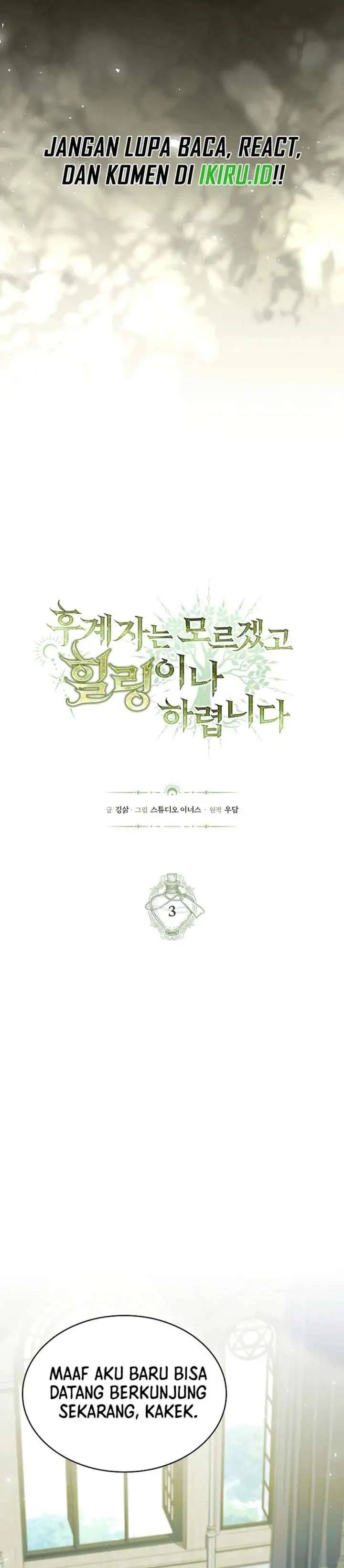 Never Mind the Heir, I’ll Focus On Healing Chapter 3