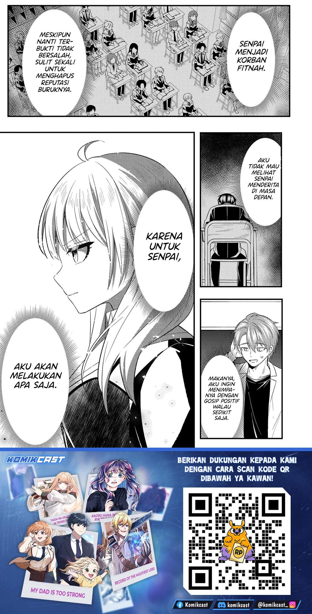 Jinsei Gyakuten ~Uwakisare, Enzai wo Kiserareta Orega, Gakuenichi no Bishoujo ni Natsukareru~ Chapter 8.2