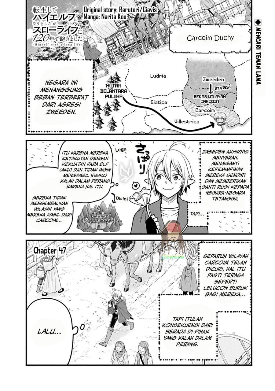 Tensei Shite High Elf ni Narimashitaga, Slow Life wa 120-nen de Akimashita Chapter 47
