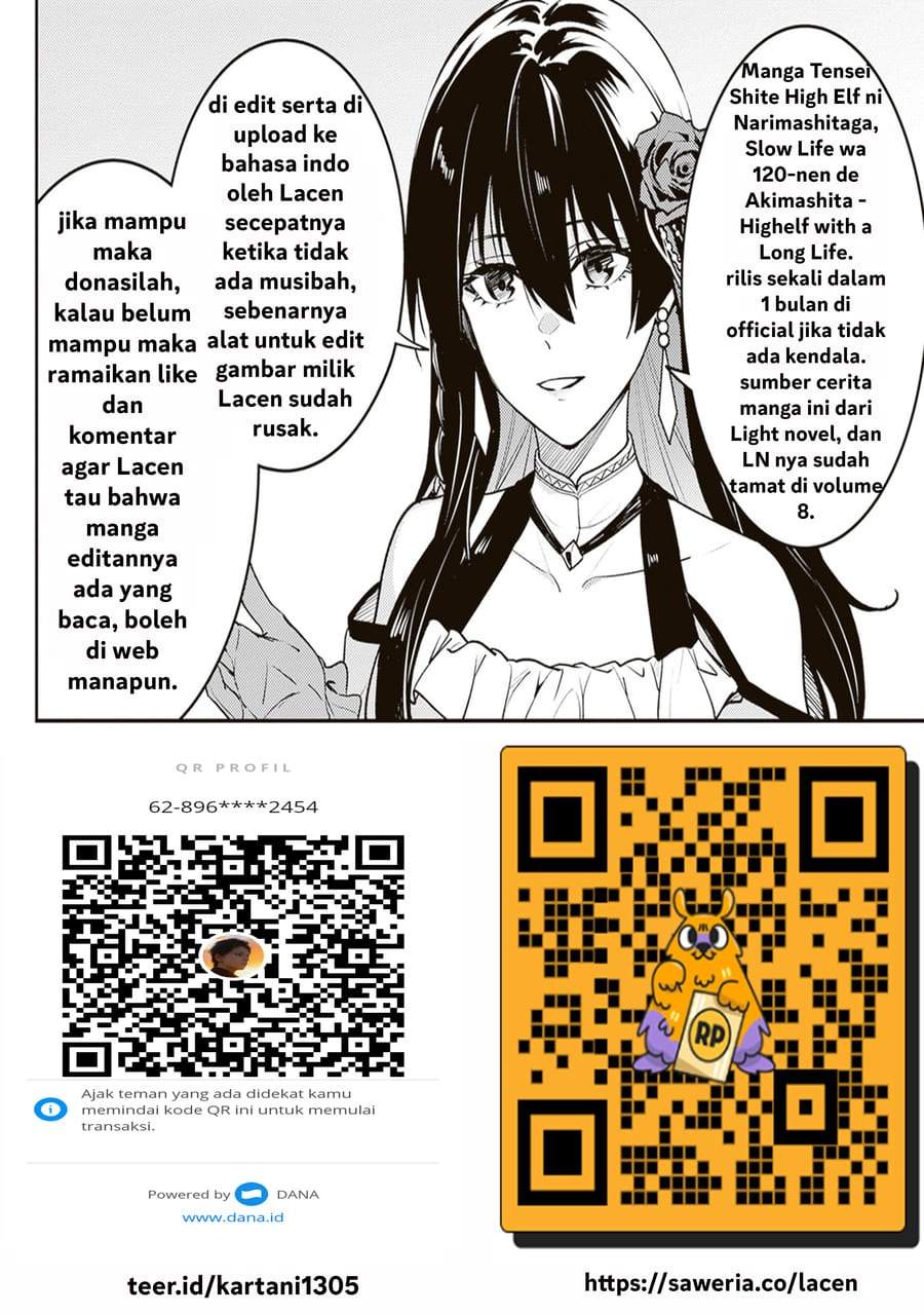 Tensei Shite High Elf ni Narimashitaga, Slow Life wa 120-nen de Akimashita Chapter 50