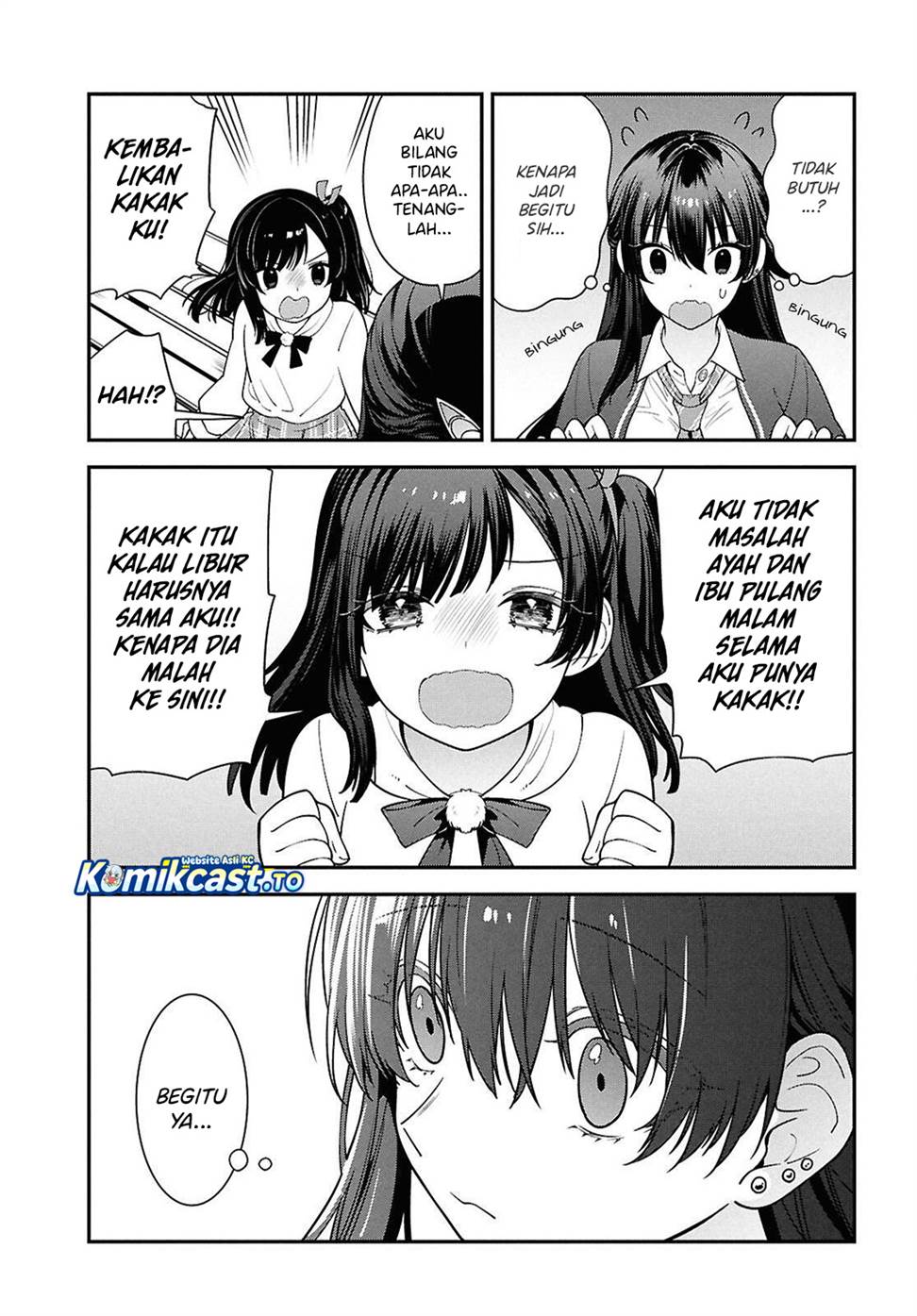 Tonari no Seki no Yankee Shimizu-san ga Kami o Kuroku Sometekita Chapter 15