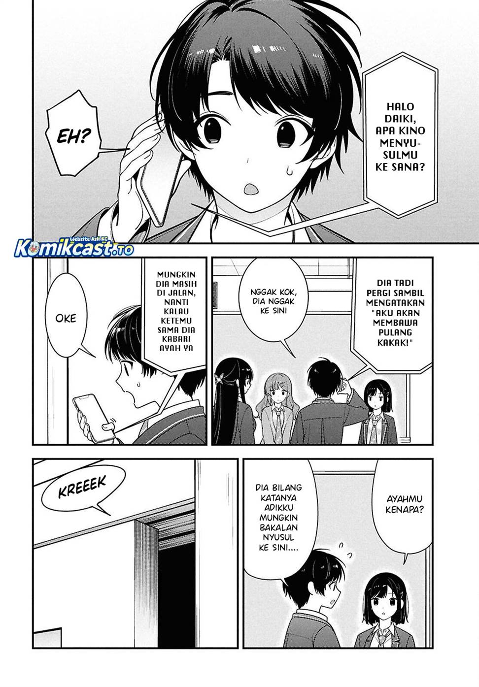 Tonari no Seki no Yankee Shimizu-san ga Kami o Kuroku Sometekita Chapter 15