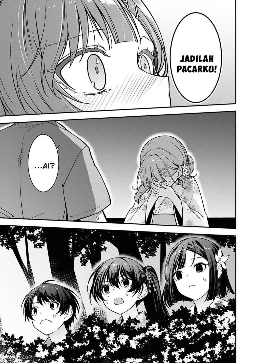 Tonari no Seki no Yankee Shimizu-san ga Kami o Kuroku Sometekita Chapter 16