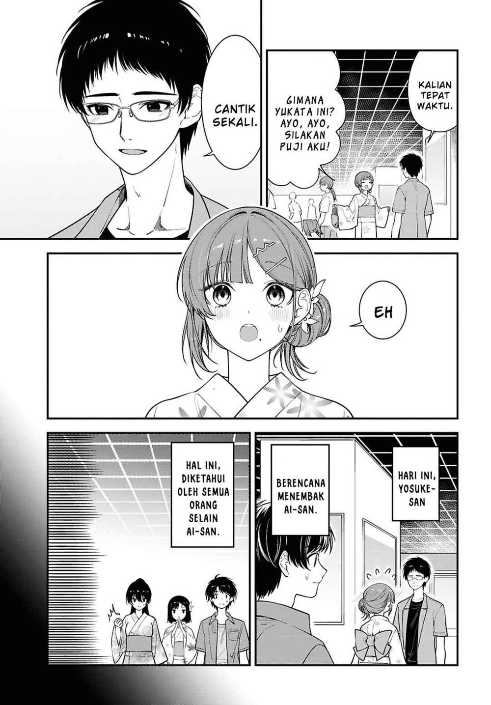 Tonari no Seki no Yankee Shimizu-san ga Kami o Kuroku Sometekita Chapter 16