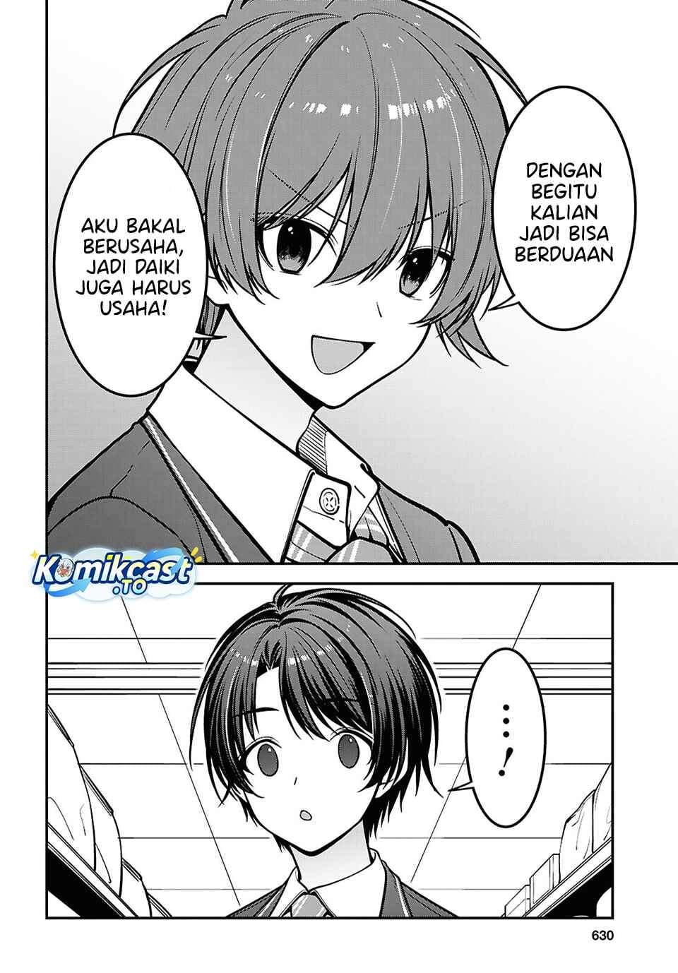 Tonari no Seki no Yankee Shimizu-san ga Kami o Kuroku Sometekita Chapter 19