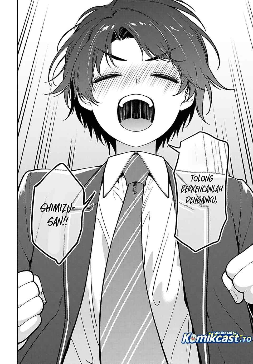 Tonari no Seki no Yankee Shimizu-san ga Kami o Kuroku Sometekita Chapter 19
