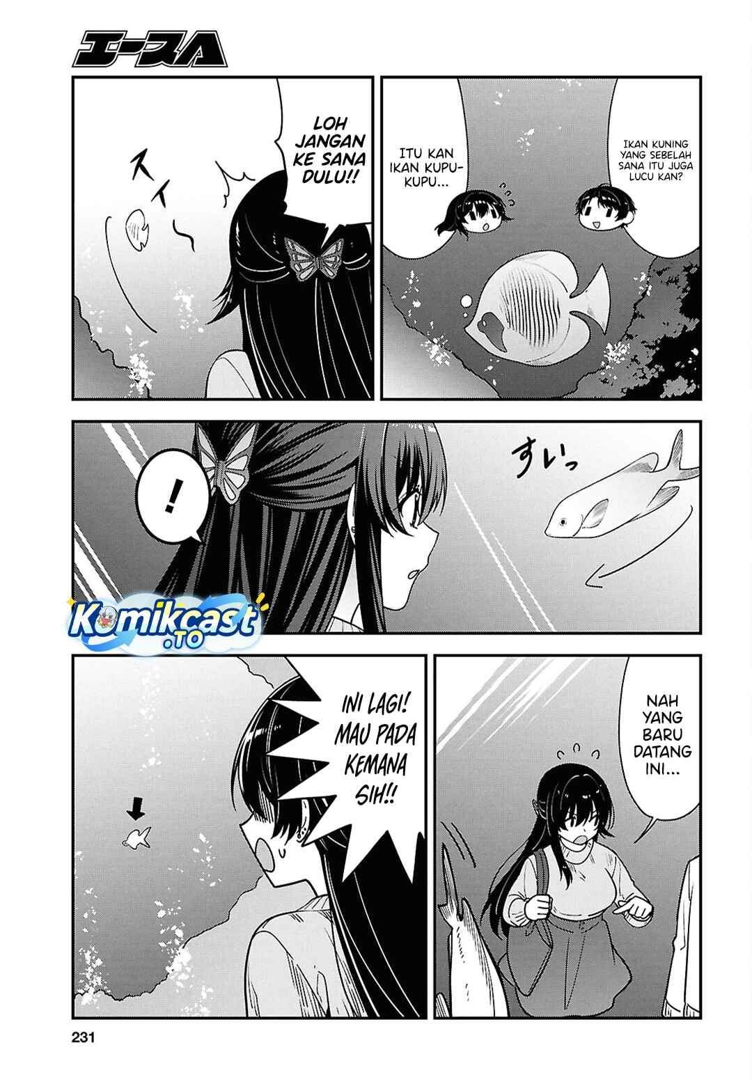 Tonari no Seki no Yankee Shimizu-san ga Kami o Kuroku Sometekita Chapter 20
