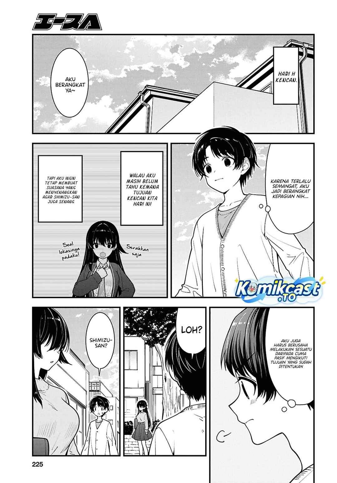 Tonari no Seki no Yankee Shimizu-san ga Kami o Kuroku Sometekita Chapter 20