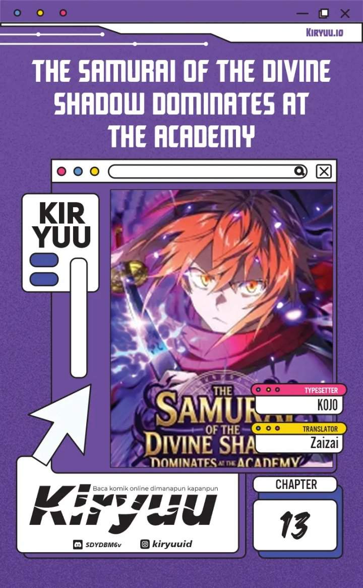 The Samurai of the Divine Shadow Dominates at the Academy Chapter 13
