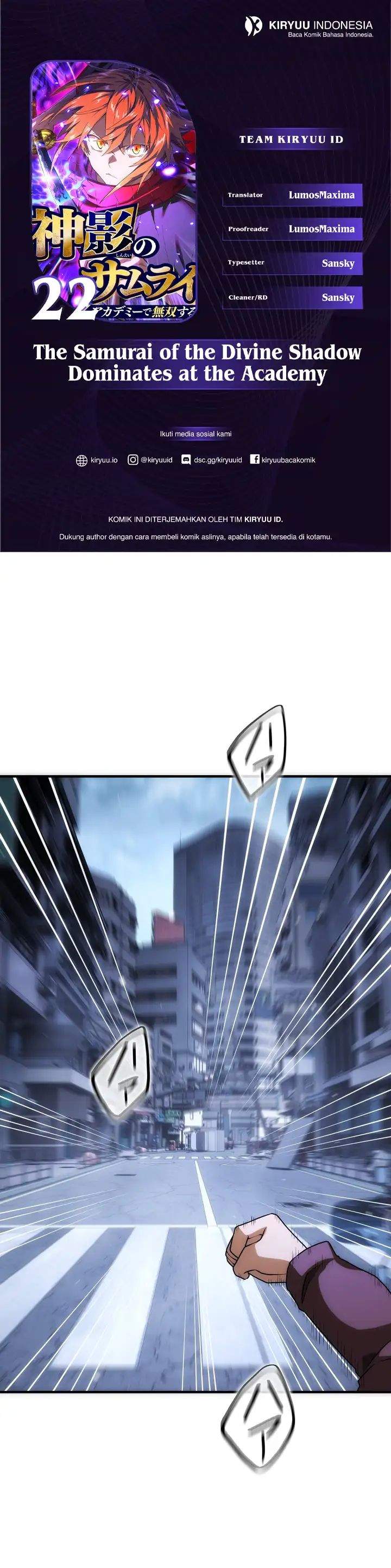 The Samurai of the Divine Shadow Dominates at the Academy Chapter 22