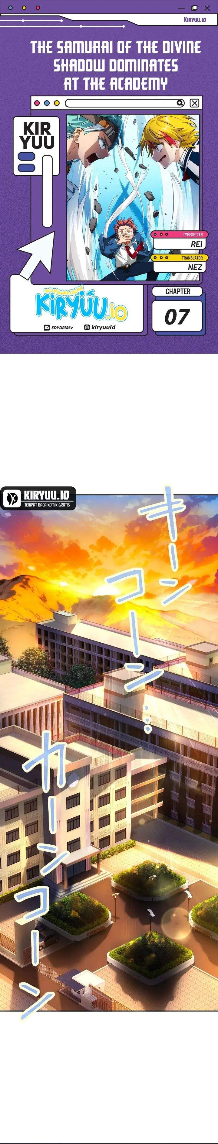 The Samurai of the Divine Shadow Dominates at the Academy Chapter 7