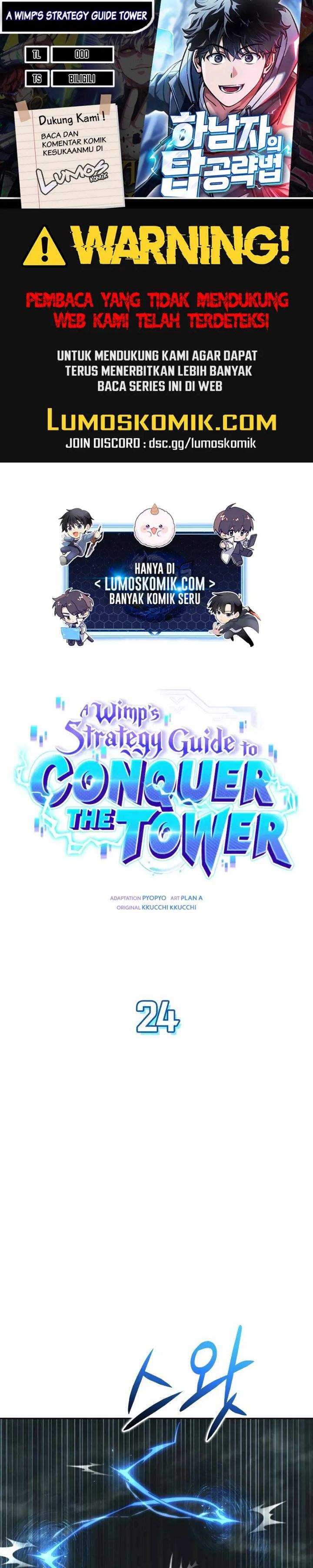 A Wimp’s Strategy Guide to Conquer the Tower Chapter 24