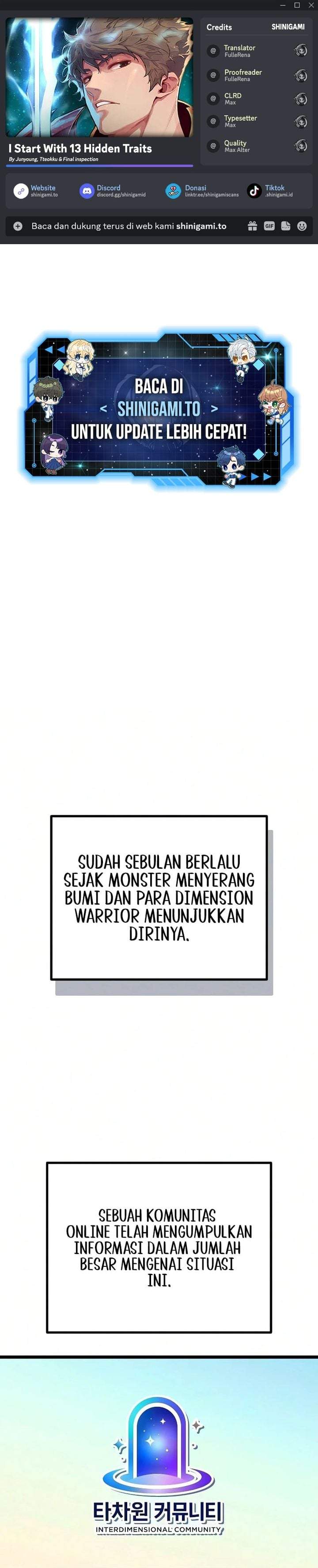 I Start With 13 Hidden Traits Chapter 30