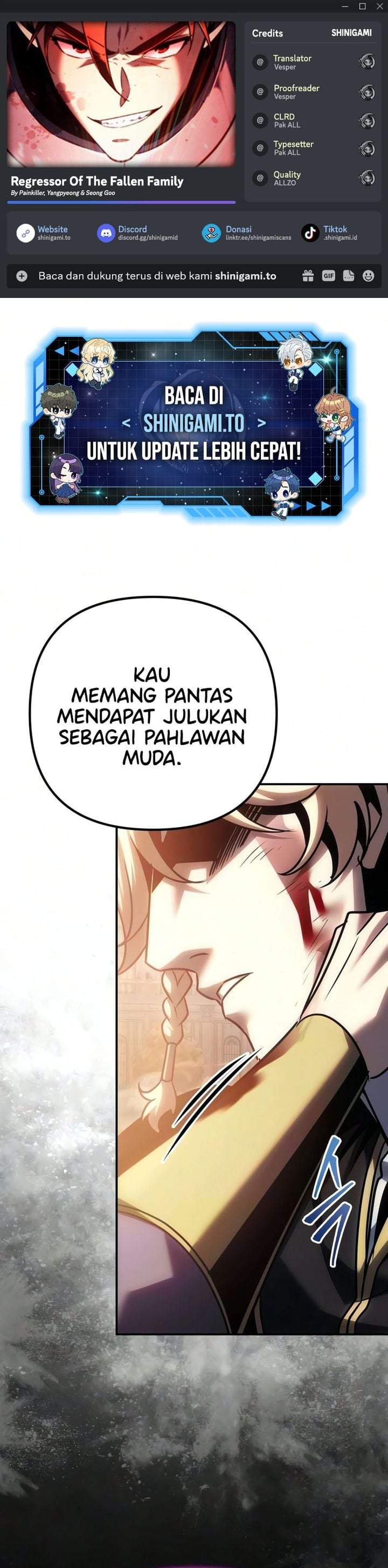 Regressor of the Fallen Family Chapter 134