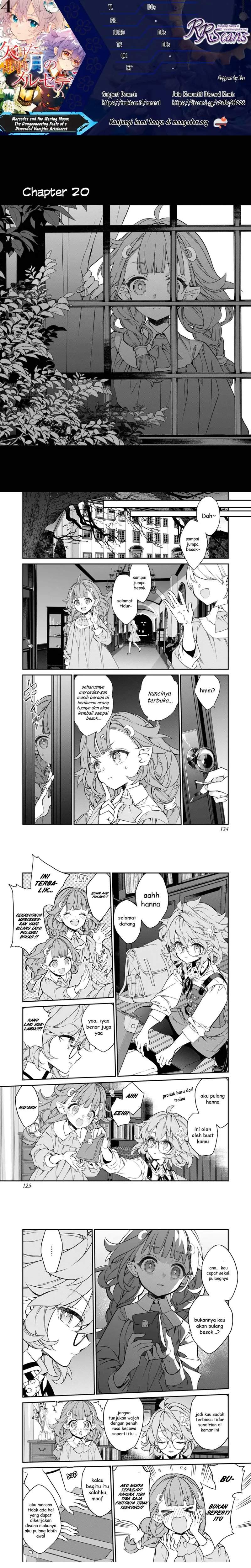 Kaketa Tsuki no Mercedes ~Kyuuketsuki no Kizoku ni Tensei Shitakedo Sute Rare Sounanode Dungeon o Seiha Suru~ Chapter 20