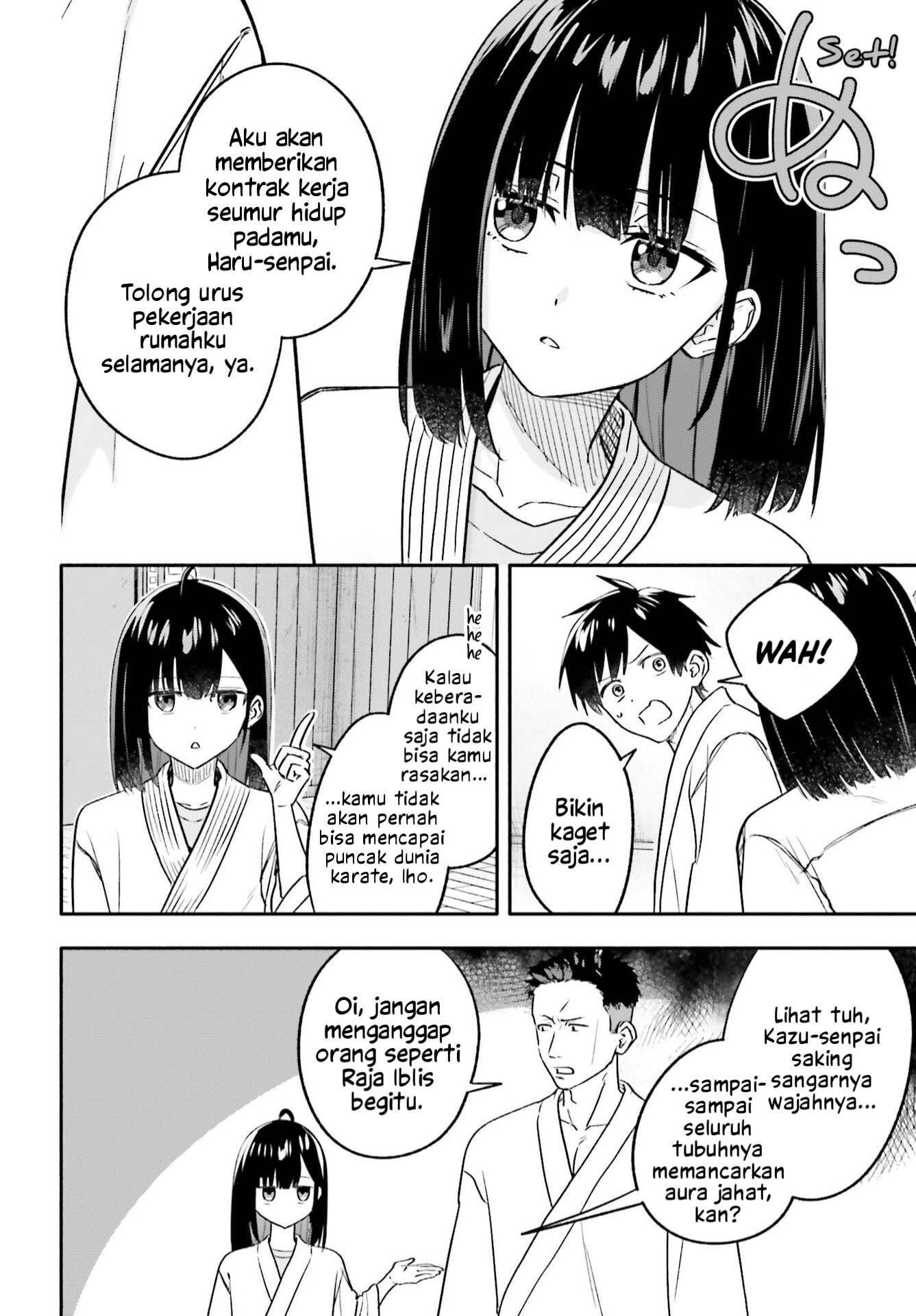 Kaji Daikou no Arubaito wo Hajimetara Gakuen Ichi no Bishoujo no Kazoku ni Kiniirarechaimashita Chapter 12.1
