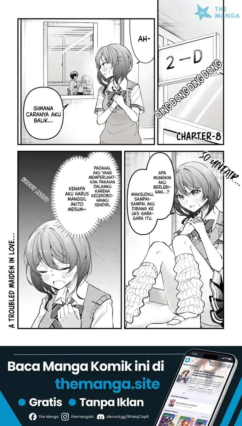 “Osananajimi ga Hoshii” to Tsubuyaitara Yoku Issho ni Asobu Onna Tomodachi no Yousu ga Hen ni Nattanda ga Chapter 8