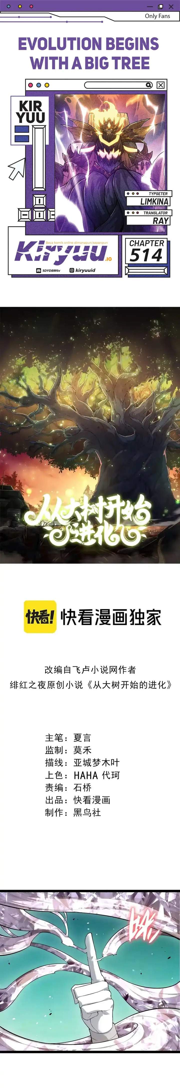 Evolution Begins With A Big Tree Chapter 514