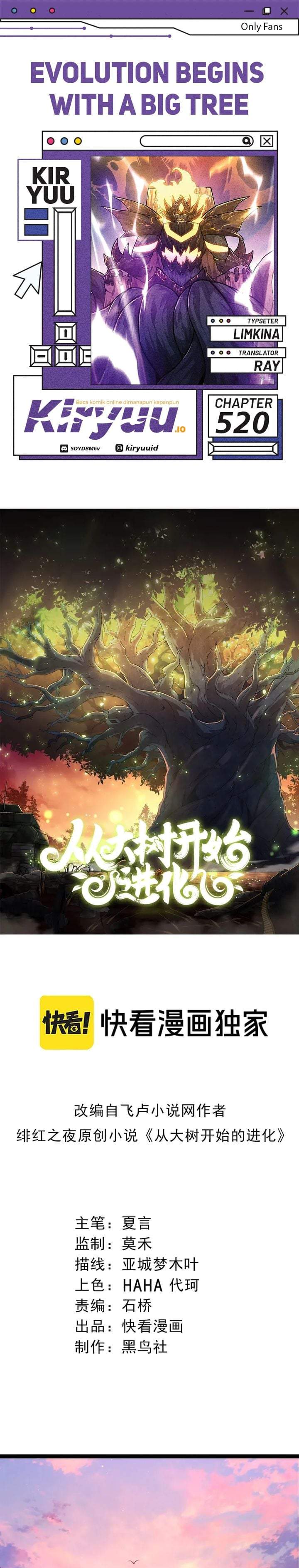 Evolution Begins With A Big Tree Chapter 520