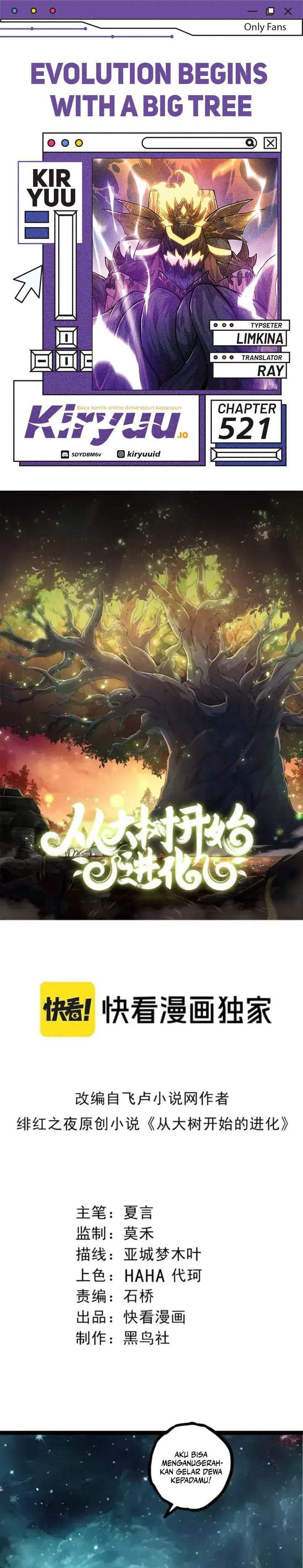 Evolution Begins With A Big Tree Chapter 521