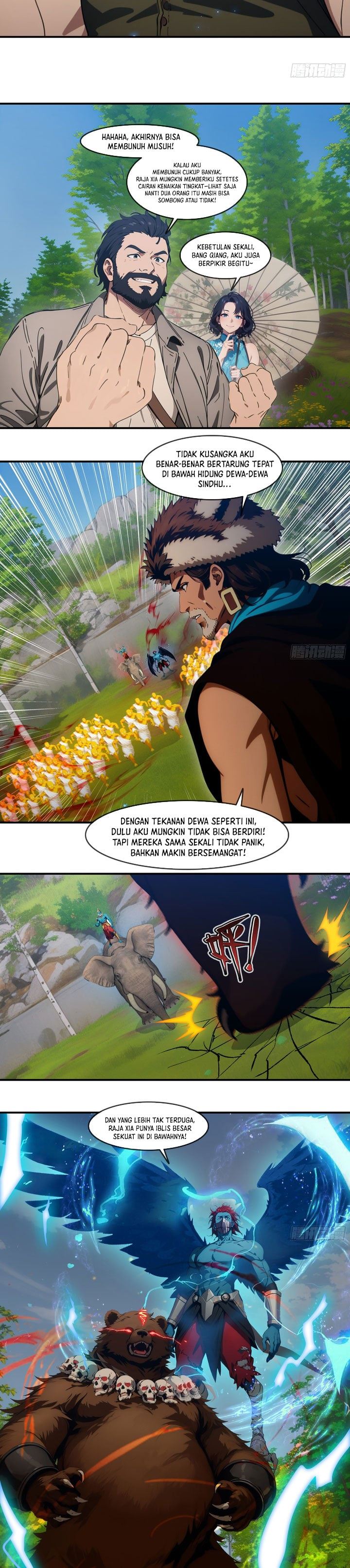 The Evil God Descends, I Own Great Hell Chapter 107