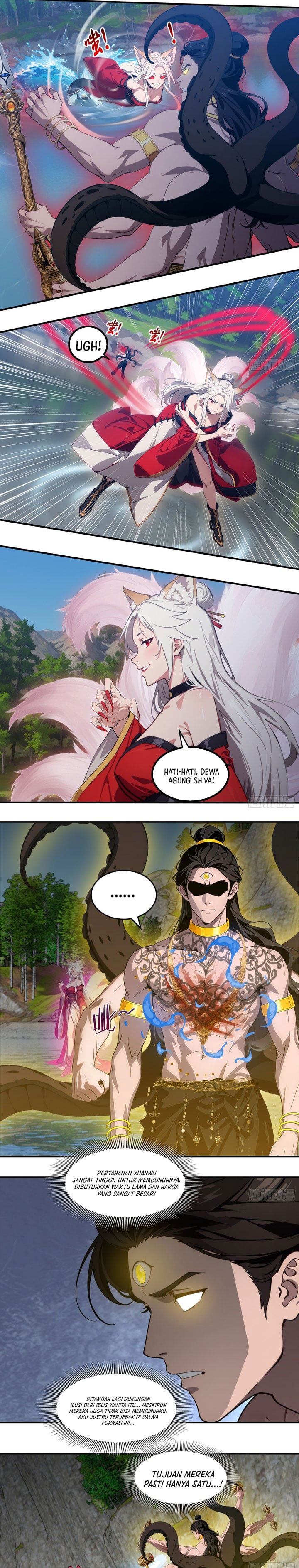 The Evil God Descends, I Own Great Hell Chapter 110