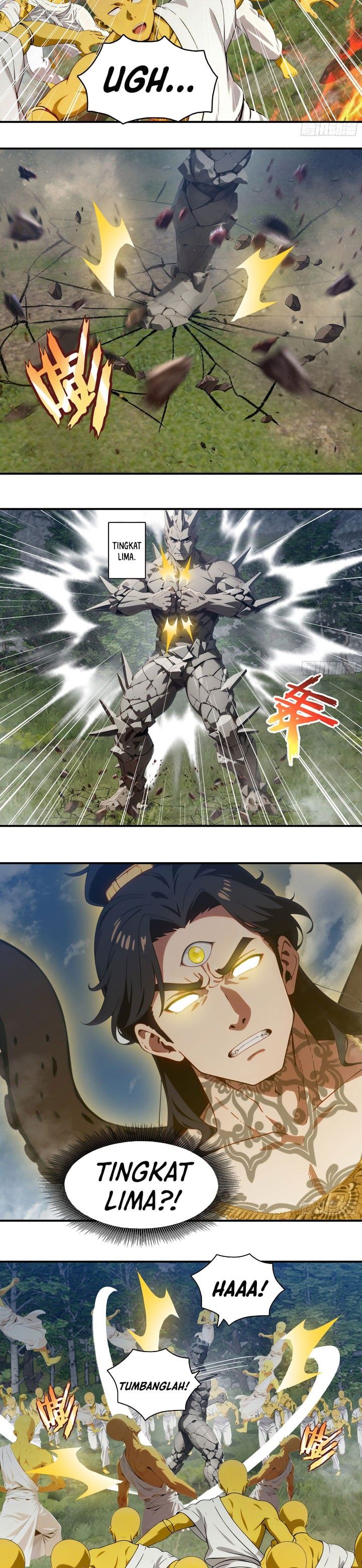 The Evil God Descends, I Own Great Hell Chapter 111